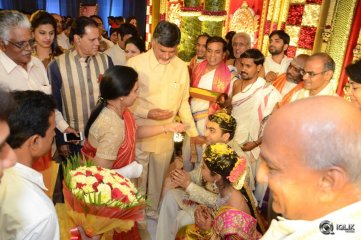Celebs at Nandamuri Ramakrishna Daughter Marriage